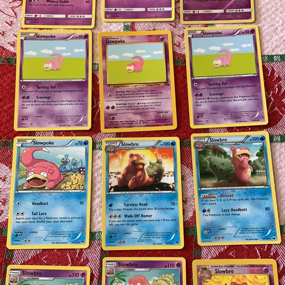 Pokemon TCG Slowpoke/Slowbro Bundle (12 Cards) - Picture 4 of 14